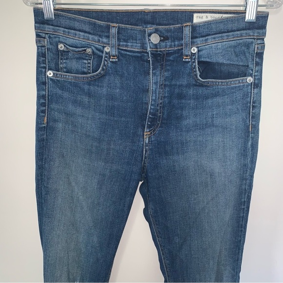 Rag & Bone High Rise Skinny Jeans in Bonnie 29 - Picture 7 of 8